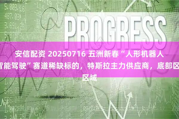 安信配资 20250716 五洲新春“人形机器人+智能驾驶”赛道稀缺标的，特斯拉主力供应商，底部区域